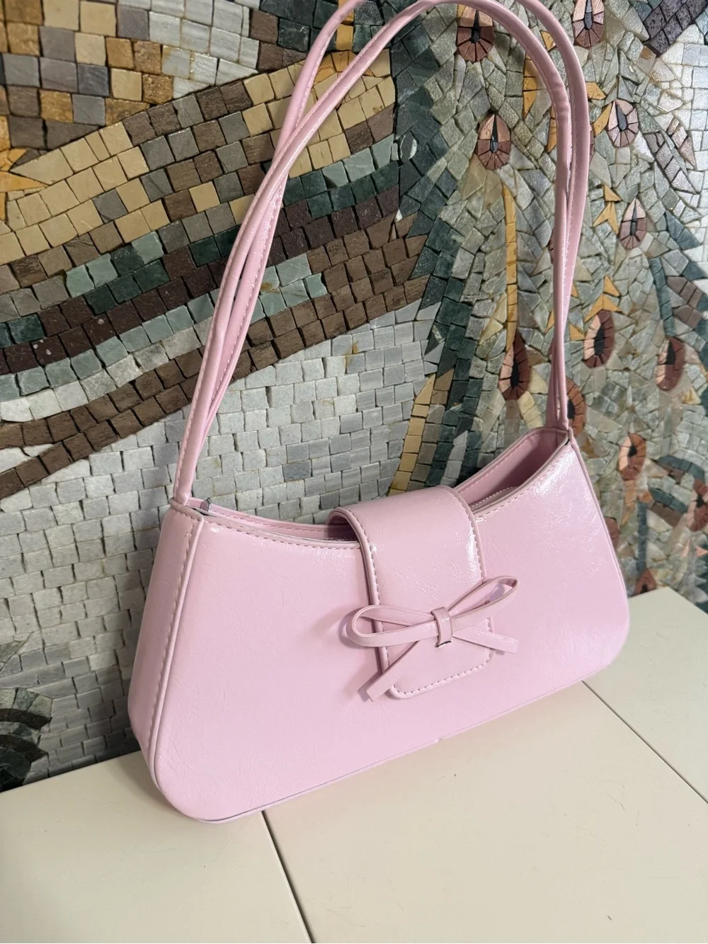 Cute pink shoulder bag